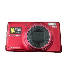 Fujifilm FinePix T400 Red 16MP Digital Camera w/ Battery No Charger